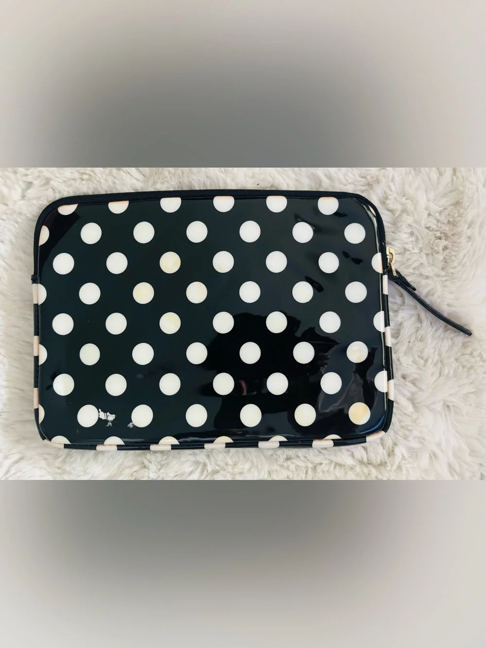 Kate Spade Black Polka Dot iPad Sleeve